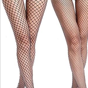 Fishnet nylons, black, brand New!